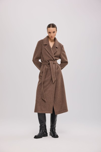 Mantel Hui Long Hairy Wool