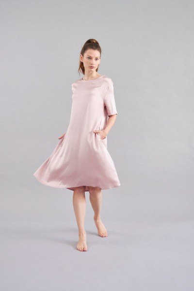 Sommerkleid rose midi