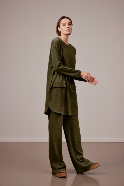 Kleid 299 Cord khaki