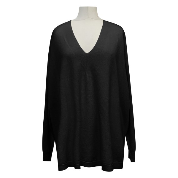 Pullover V - Neck Oversize black