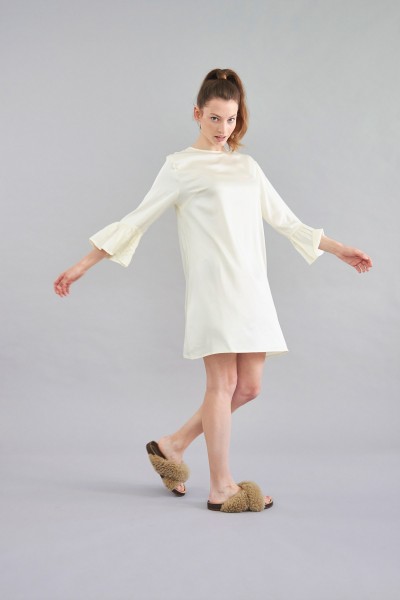 Kleid Viskose gelb